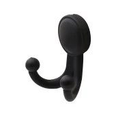 Karataş Askılık Vestiyer Duvar Askısı Dolap Elbise Askılığı Sert Plastik Siyah (5 ADET) - 5