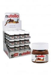 Ferrero Mini Fındık Kreması 25 gr 6li Paket Sürülebilir Çikolata 6 *25 gr 6 Adet Cam Kavanoz - 2