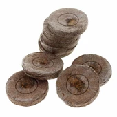 Jiffy Şişen Tablet Torf 24 mm 10 Adet - 1