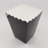 Siyah Renk Mısır (Popcorn) Kutusu (8 Adet) - 1