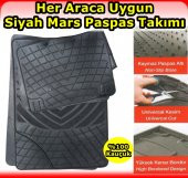 Skoda Superb 2008-2014 Uyumlu Mars Kauçuk Siyah Paspas Seti  10297 - 1