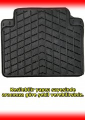 Skoda Superb 2008-2014 Uyumlu Mars Kauçuk Siyah Paspas Seti  10297 - 4