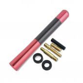 Peugeot 106 Uyumlu Karbon Kırmızı Oto Radio Anteni Çubuk Anten thumbnail 1