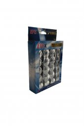 Bijon Kapağı Krom Efekt 17mm Uyumlu 20li Set - 3