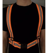 Bel Bacak Motorcu Çantası + Reflektörlü İkaz Yeleği - 3