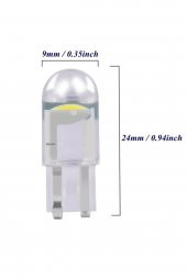 Yeni Nesil T10 Led Dipsiz W5w Beyaz Park Tavan Plaka Ampülü - 3