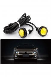 Kartal Göz Yan Ayna Altı Led Aydınlatma Turuncu Renk 2li Set - 1