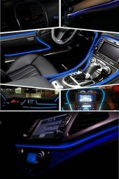 Araç Içi Mavi Torpido Ledi - Ip Neon Led - 5 Metre - 3
