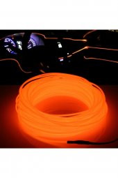 5 Metre Turuncu Araç İçi Torpido Ledi Renkli İp Neon İp Led Şerit Led Neon İp Led - 2