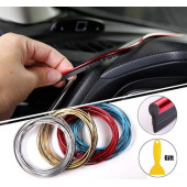 Kırmızı Trim Fitilli Yeni Nesil Araç İçi İp Şerit Balık Sırtı Nikelajlı - 3