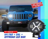 POINT MARKETING Offroad X Angel Led Projektör Lamba 4d Uyumlu - 1