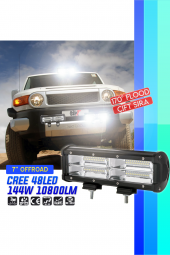 POINT MARKETING 144W Offroad Yayıcı Delici Metal Off Road Led Bar 24 cm - 1