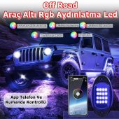 POINT MARKETING Off Road Araç Altı Rgb Led Aydınlatma Led 4lü Set App Telefon Ve Kumanda Kontrollü - 1