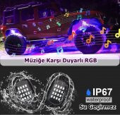 POINT MARKETING Off Road Araç Altı Rgb Led Aydınlatma Led 4lü Set App Telefon Ve Kumanda Kontrollü - 2