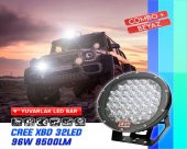 9 inç Off Road Led Lamba 96w 32 Led Explorer Siyah - 1