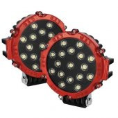 POINT MARKETING  7 İnc 17 Led 51 W Beyaz Kalın Gündüz Ledi Off Road Far Çalışma Lambası Sis Lambası - 2