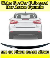 Renault Clio uyumlu Pianoblack Spoiler 120 cm - 1