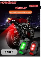 POINT MARKETING Rgb Motosiklet Drone Bisiklet Otomotiv Çakar Şarjlı Kablosuz Mini Led - 7 Farklı Renk - 1