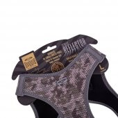 Doggie Havalı Dokuma Reflektör Serisi Küçük Irk Göğüs Tasması Kamuflaj L-42-48Cm thumbnail 3