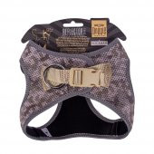 Doggie Havalı Dokuma Reflektör Serisi Küçük Irk Göğüs Tasması Kamuflaj M-38-44Cm - 2