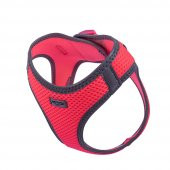 Doggie Havalı Dokuma Reflektör Serisi Küçük Irk Göğüs Tasması Pembe S-32-38Cm - 4