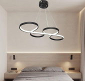 TT Aydınlatma TT025-SY  Yılan Modeli Mat Siyah Led Avize - 3