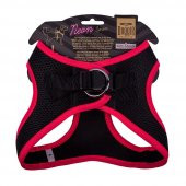Doggie Havalı Dokuma Neon Serisi Küçük Irk Göğüs Tasması Pembe L-42-48Cm - 2
