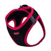 Doggie Havalı Dokuma Neon Serisi Küçük Irk Göğüs Tasması Pembe L-42-48Cm - 4