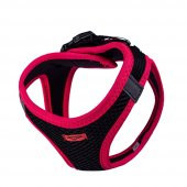 Doggie Havalı Dokuma Neon Serisi Küçük Irk Göğüs Tasması Pembe S-32-38Cm - 4