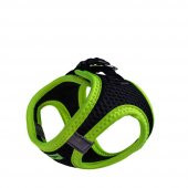 Doggie Havalı Dokuma Neon Serisi Küçük Irk Göğüs Tasması Sarı 3XS-22-26Cm thumbnail 4