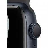 Apple Watch Series 7 Nike GPS 45mm Gece Yarısı Alüminyum Kasa ve Nike Spor Kordon Akıllı Saat - 3