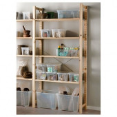IKEA SAMLA 5 LT ŞEFFAF 28x20x14 CM SAKLAMA DÜZENLEME KAPAKLI KUTU - 4