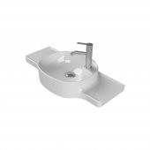 Turkuaz Cerastyle Harmony Etajerli Lavabo 80x37,5 cm - 1