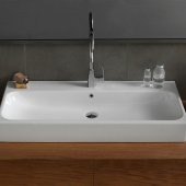 Turkuaz Cerastyle Pinto Etajer Uyumlu Banyo Lavabo 100 47 Cm - 3