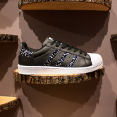 Adidas Superstar Siyah Rugan Spor Ayakkabı - 3