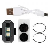 Mini Kablosuz Çakar Lamba Kablosuz 7 Renk Çakarlı Lamba LED Araba Motosiklet Bisiklet Drone - 3