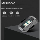 Mini Kablosuz Çakar Lamba Kablosuz 7 Renk Çakarlı Lamba LED Araba Motosiklet Bisiklet Drone - 2
