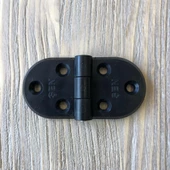 Plastik Oval Menteşe 7cm - 2 Adet - 3