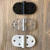Plastik Oval Menteşe 7cm - 2 Adet - 1