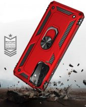 Samsung Galaxy A52 Kılıf Yüzüklü Magnetic Antişok Korumalı Silikon Kapak - 3