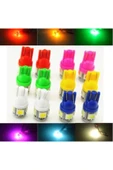 4 Adet 12v T10 Led Fariçi T10 Led Ampul Park Ampulü Kırmızı Renk - 1