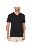 Columbia Brushed V Neck Erkek V Yaka Siyah Tişört CS0288-010 - 1