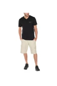 Columbia Brushed V Neck Erkek V Yaka Siyah Tişört CS0288-010 - 4