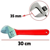 GK Tools Kurbacık İngiliz Anahtarı 12 İnç 30 CM thumbnail 2