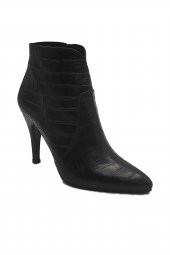 Hakiki Deri Anakonda Kadın Topuklu Bot - 5