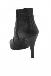 Hakiki Deri Anakonda Kadın Topuklu Bot - 7