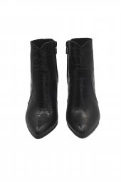 Hakiki Deri Anakonda Kadın Topuklu Bot - 9