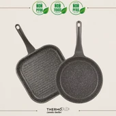 ThermoAD | Tava Seti | Frapan Serisi | 2 Parça | Gri - 1