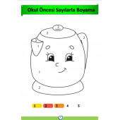 Okul Öncesi Sayılarla Boyama Kitabı - 2