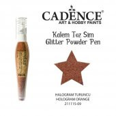 Cadence Kalem Toz Sim - Halogram Turuncu - 1